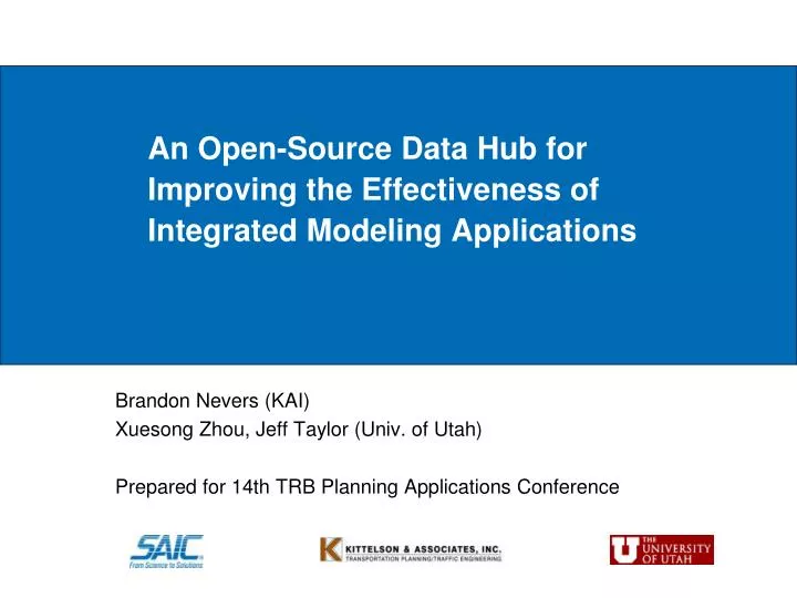 an open source data hub for improving the effectiveness of integrated modeling applications
