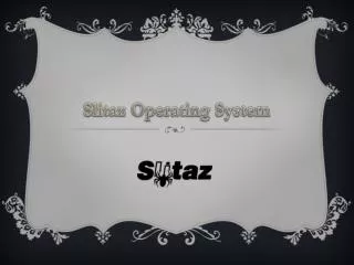 Slitaz Operating System