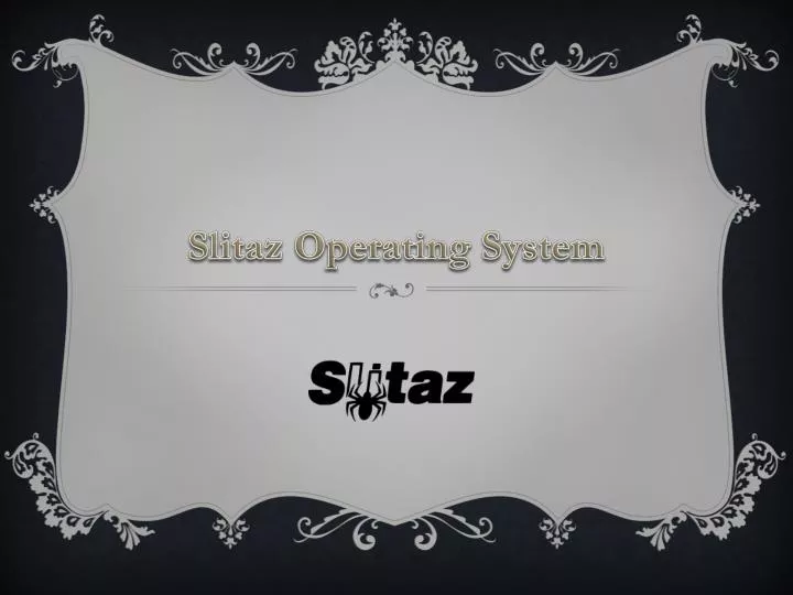 slitaz operating system