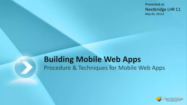 building mobile web apps