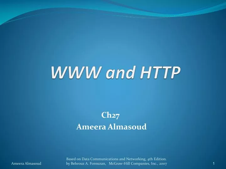 www and http