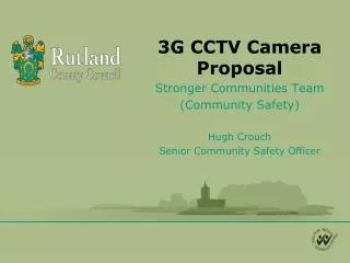 3G CCTV Camera Proposal