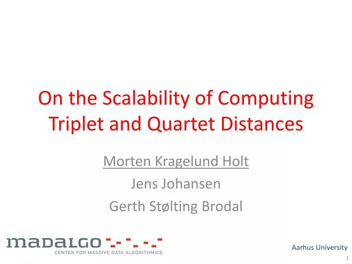 on the scalability of computing triplet and quartet distances