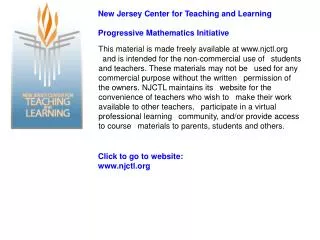 Click to go to website: njctl
