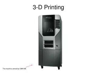 3-D Printing