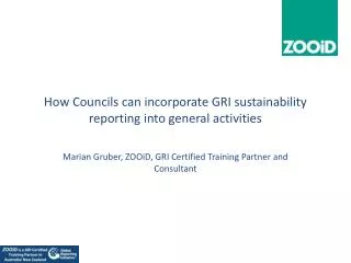 How Councils can incorporate GRI sustainability reporting into general activities