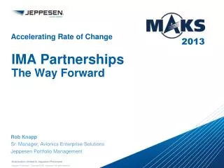 IMA Partnerships The Way Forward