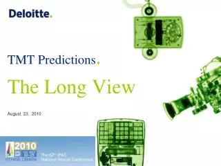 TMT Predictions . The Long View