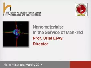 Nanomaterials : In the Service of Mankind