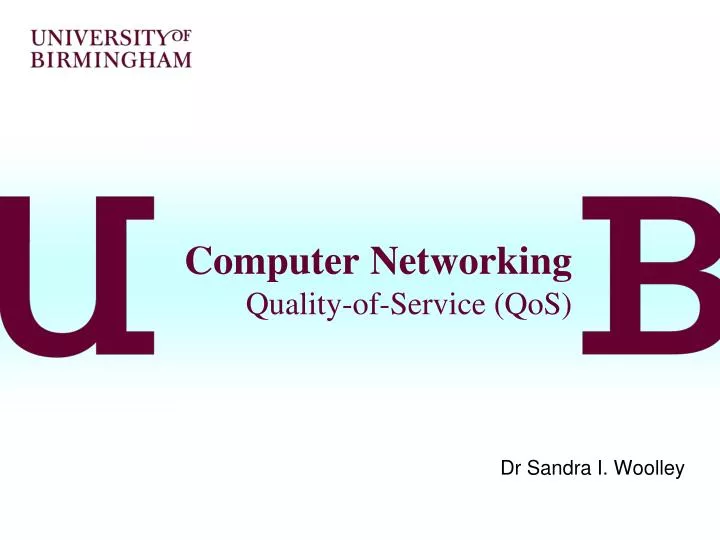 computer networking quality of service qos