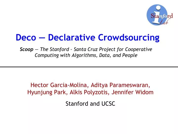 deco declarative crowdsourcing
