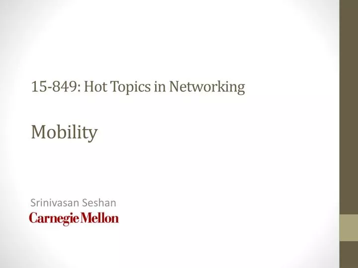 15 849 hot topics in networking mobility