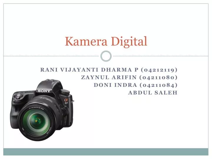 kamera digital