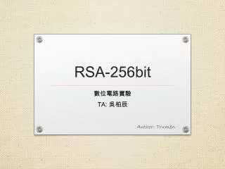 RSA-256bit