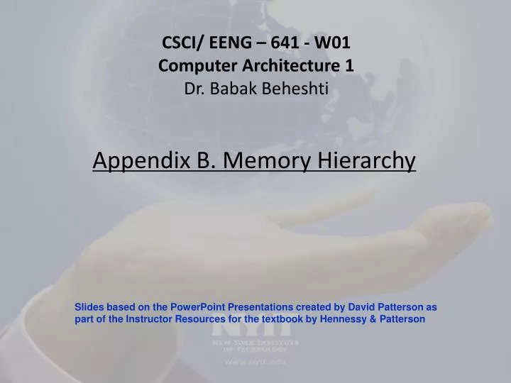 appendix b memory hierarchy