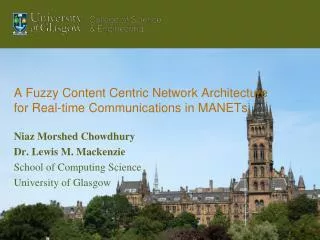 A Fuzzy Content Centric Network Architecture for Real-time Communications in MANETs