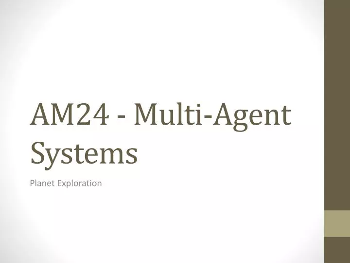 am24 multi agent systems