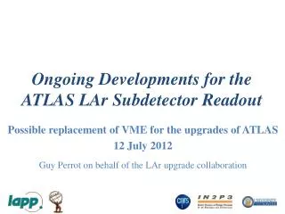 Ongoing Developments for the ATLAS LAr Subdetector Readout