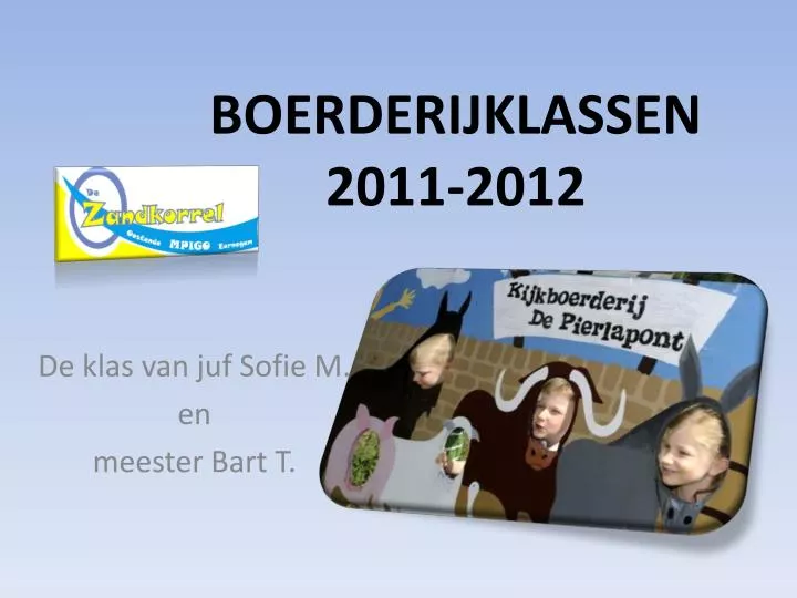 boerderijklassen 2011 2012