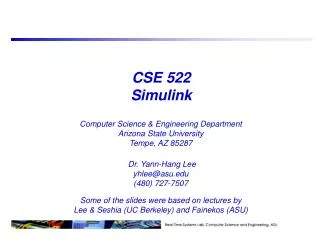 CSE 522 Simulink