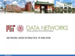 Network layer in practice: IP and atm
