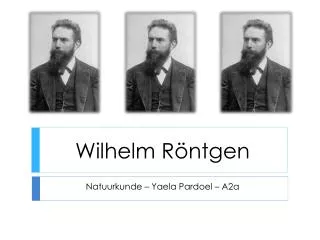 wilhelm r ntgen