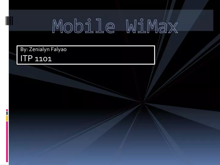 mobile wimax