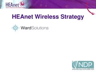 HEAnet Wireless Strategy
