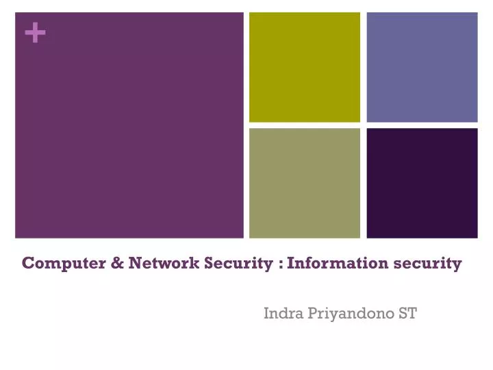 computer network security information security