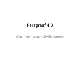 paragraaf 4 3