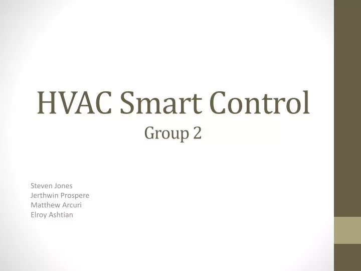 hvac smart control group 2