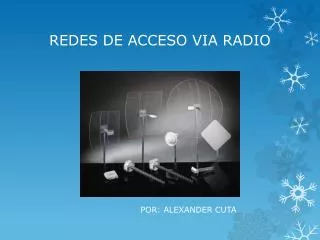 redes de acceso via radio