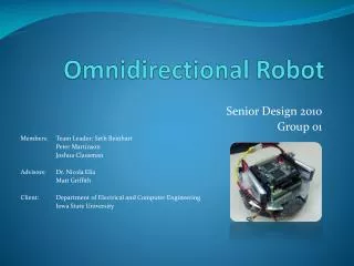 Omnidirectional Robot