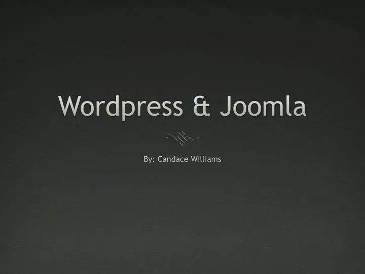 wordpress joomla