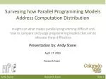 PPT - Parallel Computation Architecture, Algorithm and Programming ...