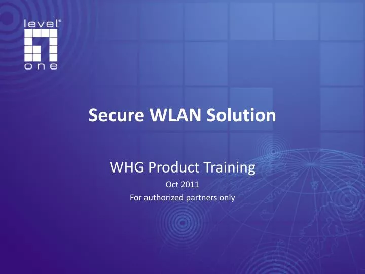 secure wlan solution