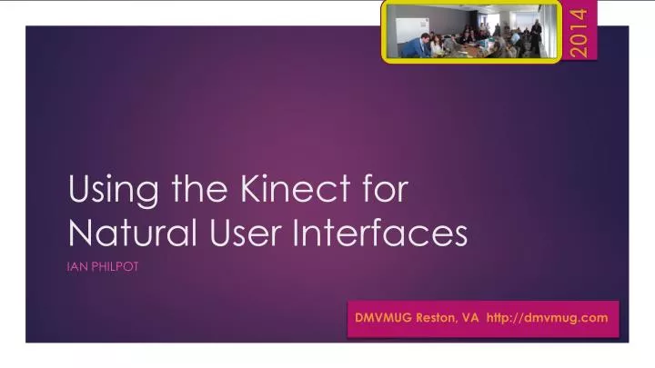 using the kinect for natural user interfaces