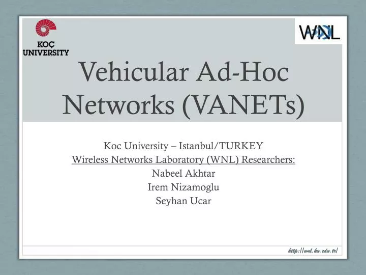 vehicular ad hoc networks vanets