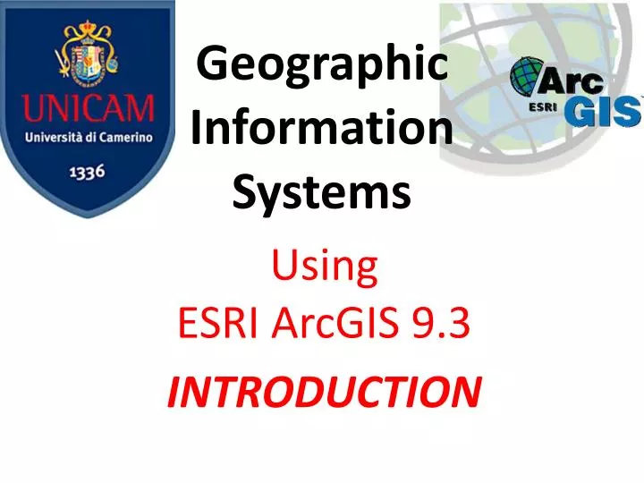geographic information systems