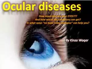 Ocular diseases