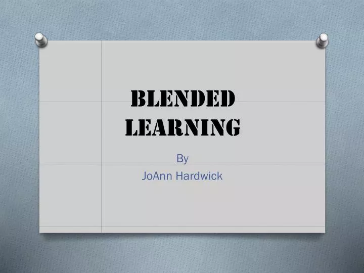 blended learning