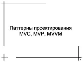 mvc mvp mvvm