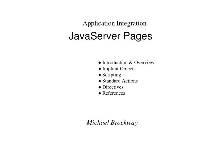 javaserver pages