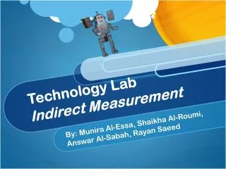 Technology Lab Indirect Measurement