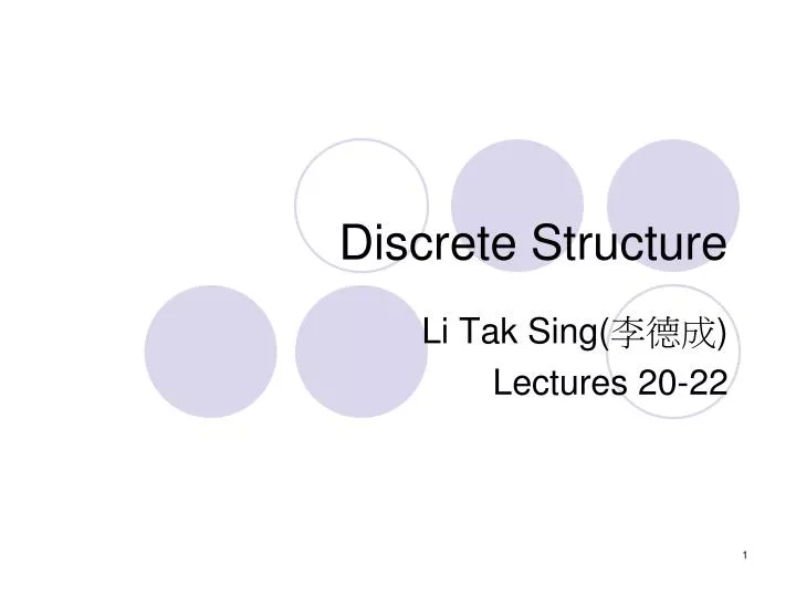 discrete structure