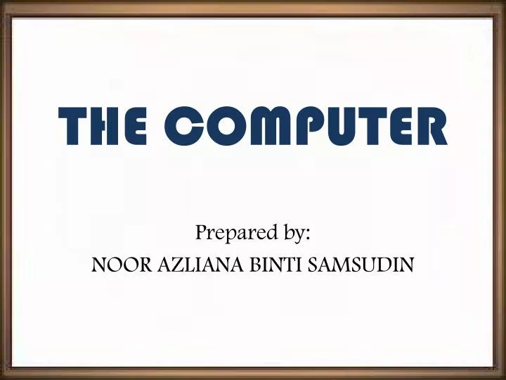 the computer