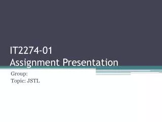 it2274 01 assignment presentation