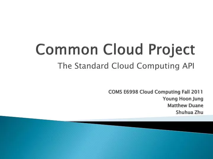 common cloud project
