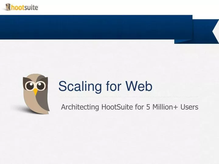 scaling for web