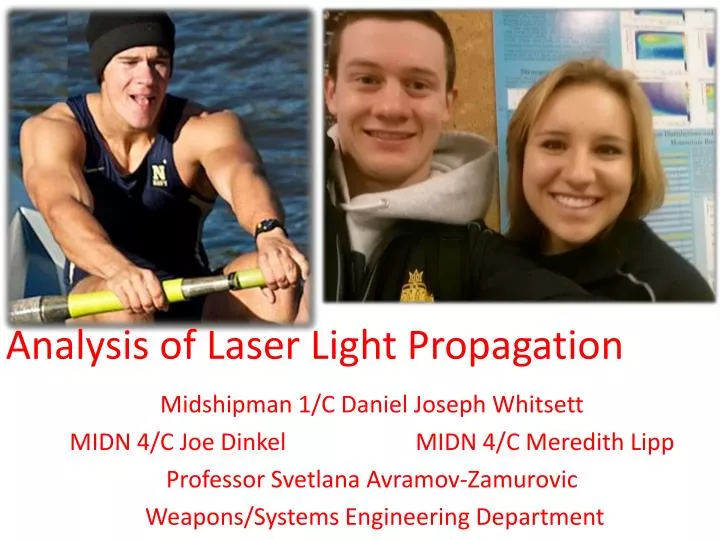 analysis of laser light propagation